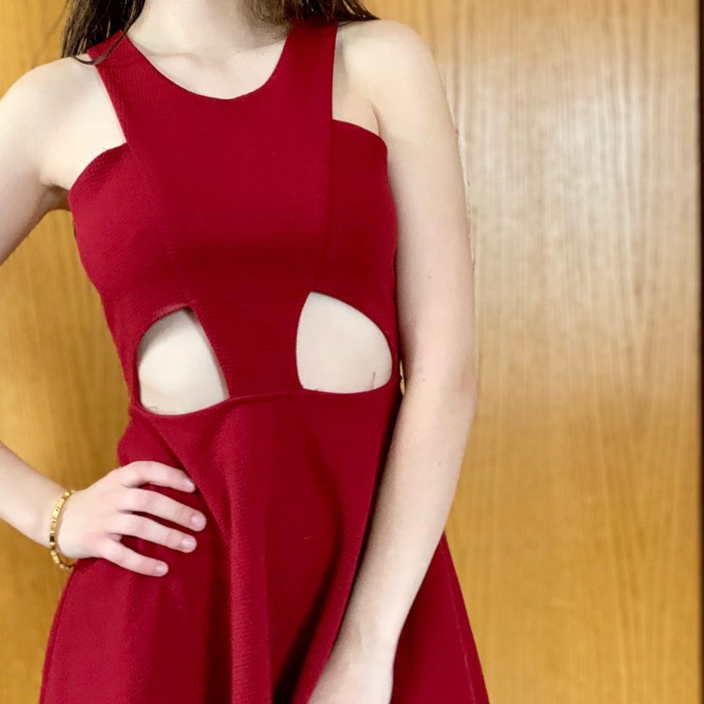 Cut-out Party Dress